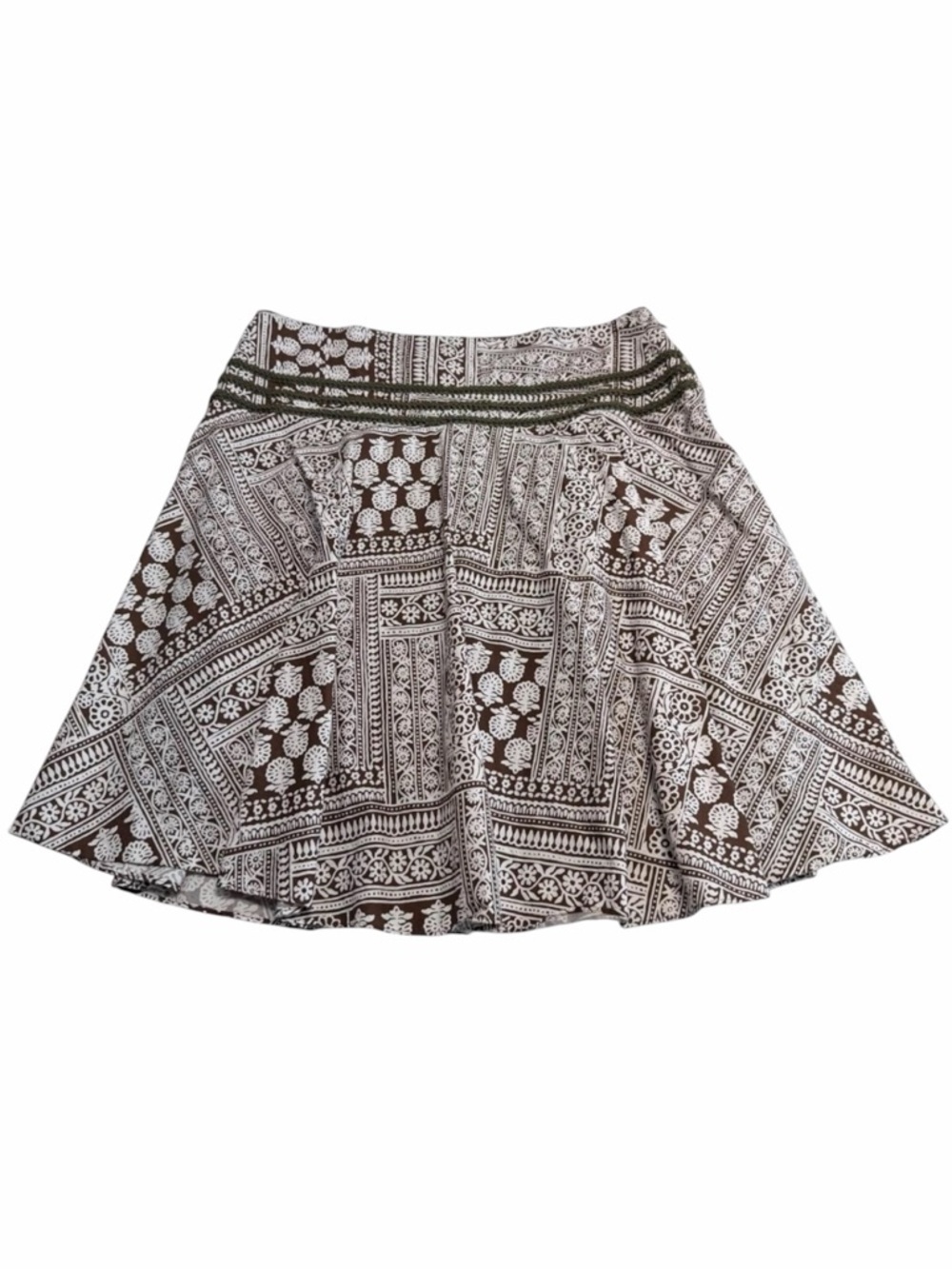 3/$20 Hillard & Hanson Floral Patchwork Print Knee Length Skirt Women’s 14